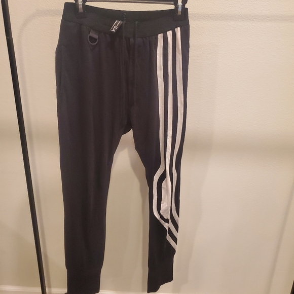 Y-3 Black and White Pants - Picture 4 of 8